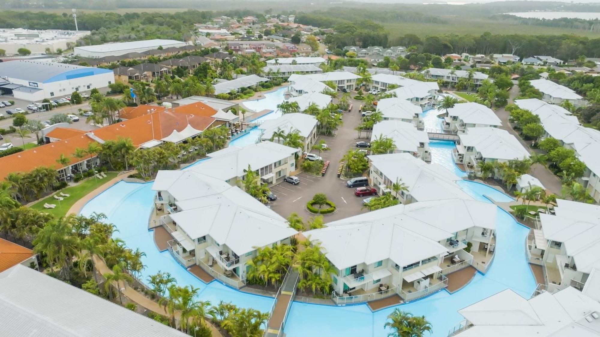 โอ๊คส์ พอร์ตสตีเฟ่นส์ แปซิฟิกบลู รีสอร์ต Aparthotel ซาลามานเดอร์เบย์ ภายนอก รูปภาพ